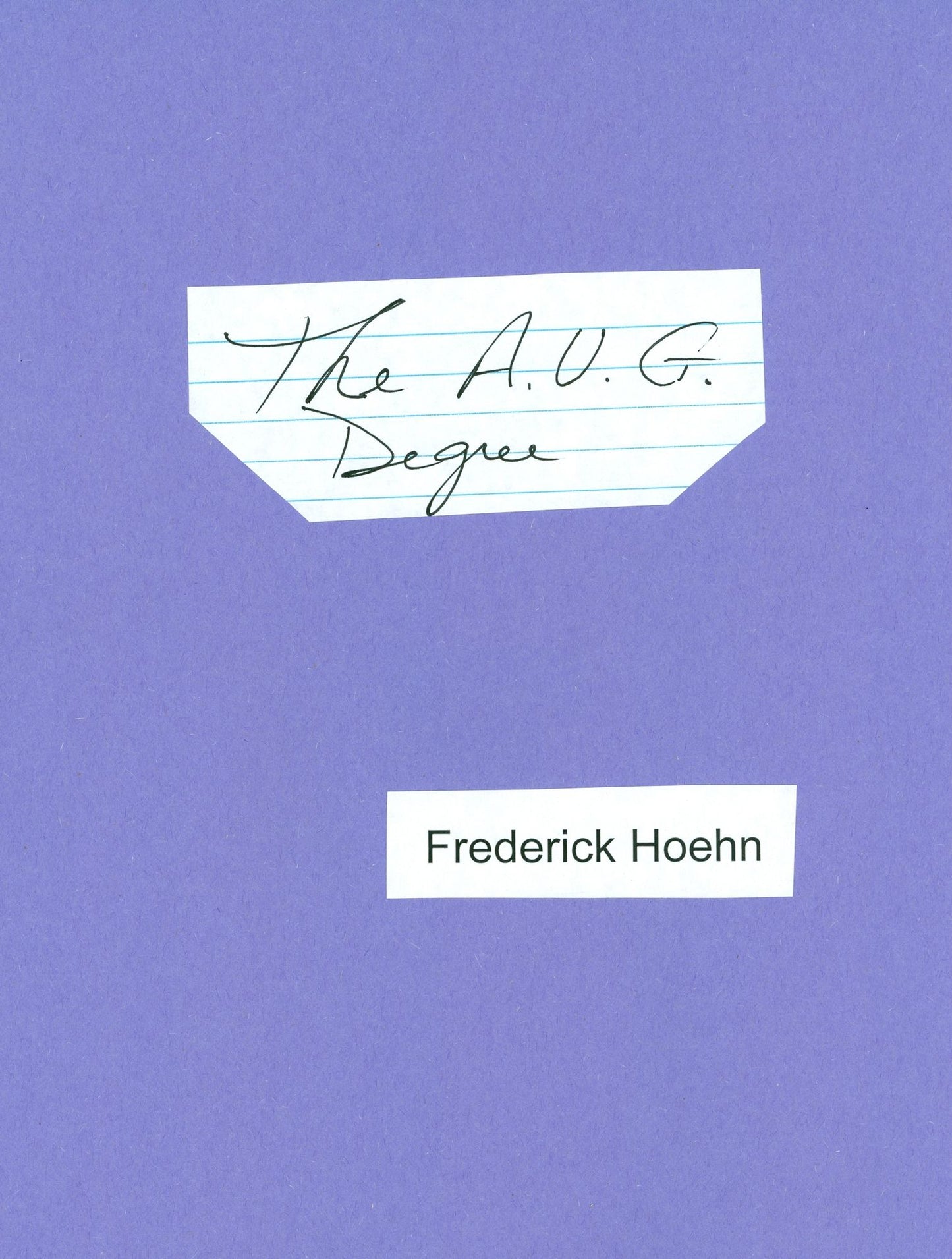 The A.U.G. Degree