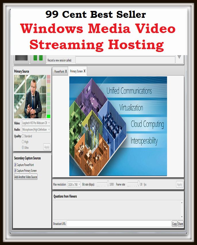 99 Cent best seller Windows Media Video Streaming Hosting ( windows internet name service, windows key, windows me, windows media audio, windows messaging, windows nt, windows nt file system, windows registry, windows update)