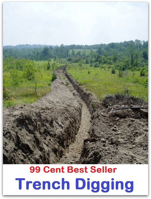 99 Cent best seller Trench Digging (trenail, trenbolone, trench, trench coat, trench cut, trench fever, trench foot, trench knife, trench mortar, trench mouth)