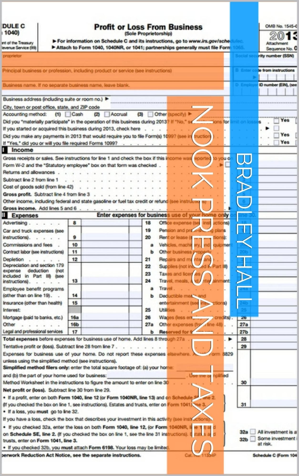 Nook Press And Taxes