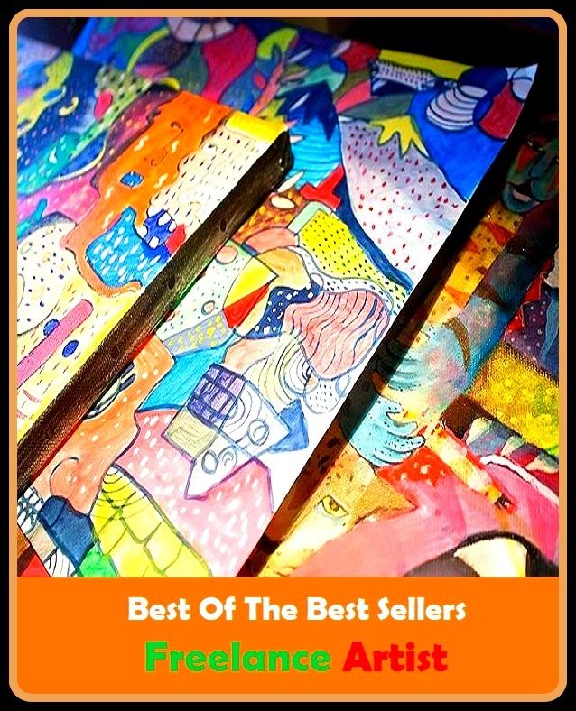 99 cent best seller Freelance Artist (Self-employed, free agent, non-staff, unaffiliated, freelance, independent, individualist, rugged individualist, free companion, hireling, legionnaire)