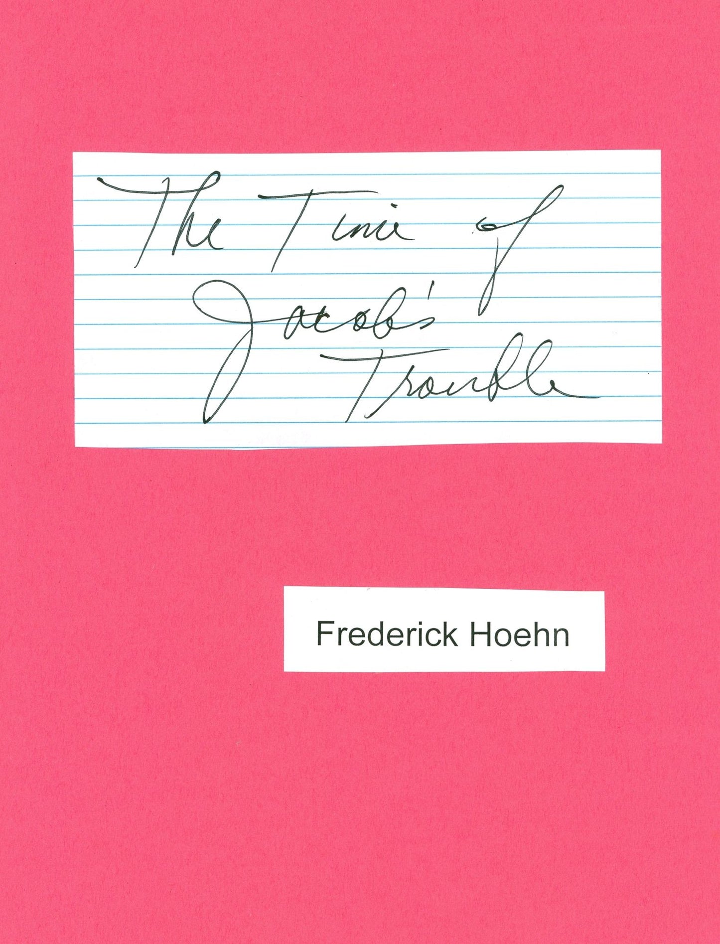The Time of Jacob's Trouble