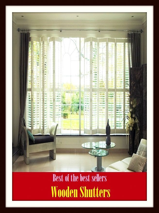 Best of the Best Sellers Wooden Shutters (curtain, drape, screen, shade, cover, decoration, blind, oleo, portiere, veil, jalousie )