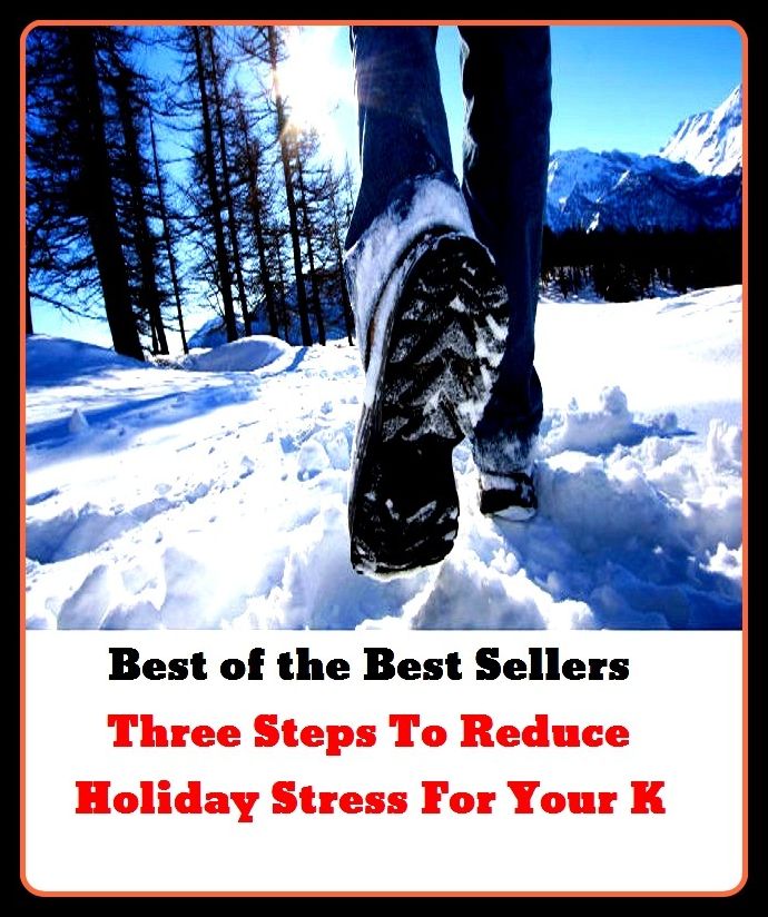 Best of the Best Sellers Three Steps To Reduce Holiday Stress For Your K ( step, footstep, stratum, reduce, abate, alleviate, holiday, day off, playday, fiesta, aspiration, stress )