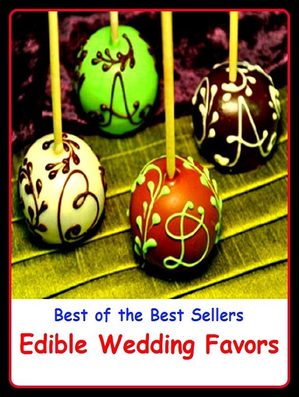 Relationships: Best of the Best Sellers	Edible Wedding Favors ( wedding, marriage, wedding day, nuptial, wedlock, matrimony, bias, preference, favor, prejudice, favoritism, partiality )