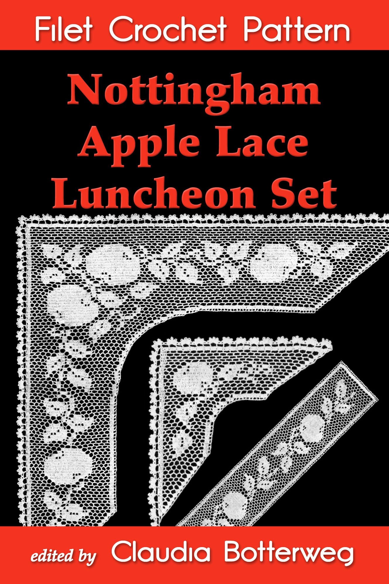 Nottingham Apple Lace Luncheon Set Filet Crochet Pattern
