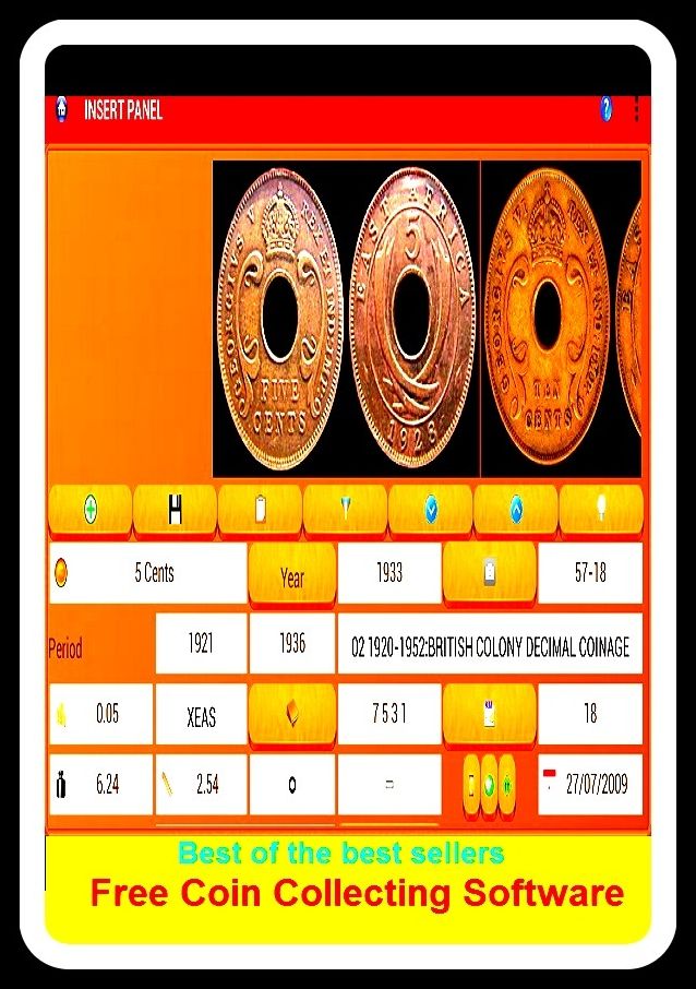 Best of the Best Sellers Free Coin Collecting Software ( bread, cash, change, chips, coinage, copper, currency, doubloon, dough, gold, jack, mintage )
