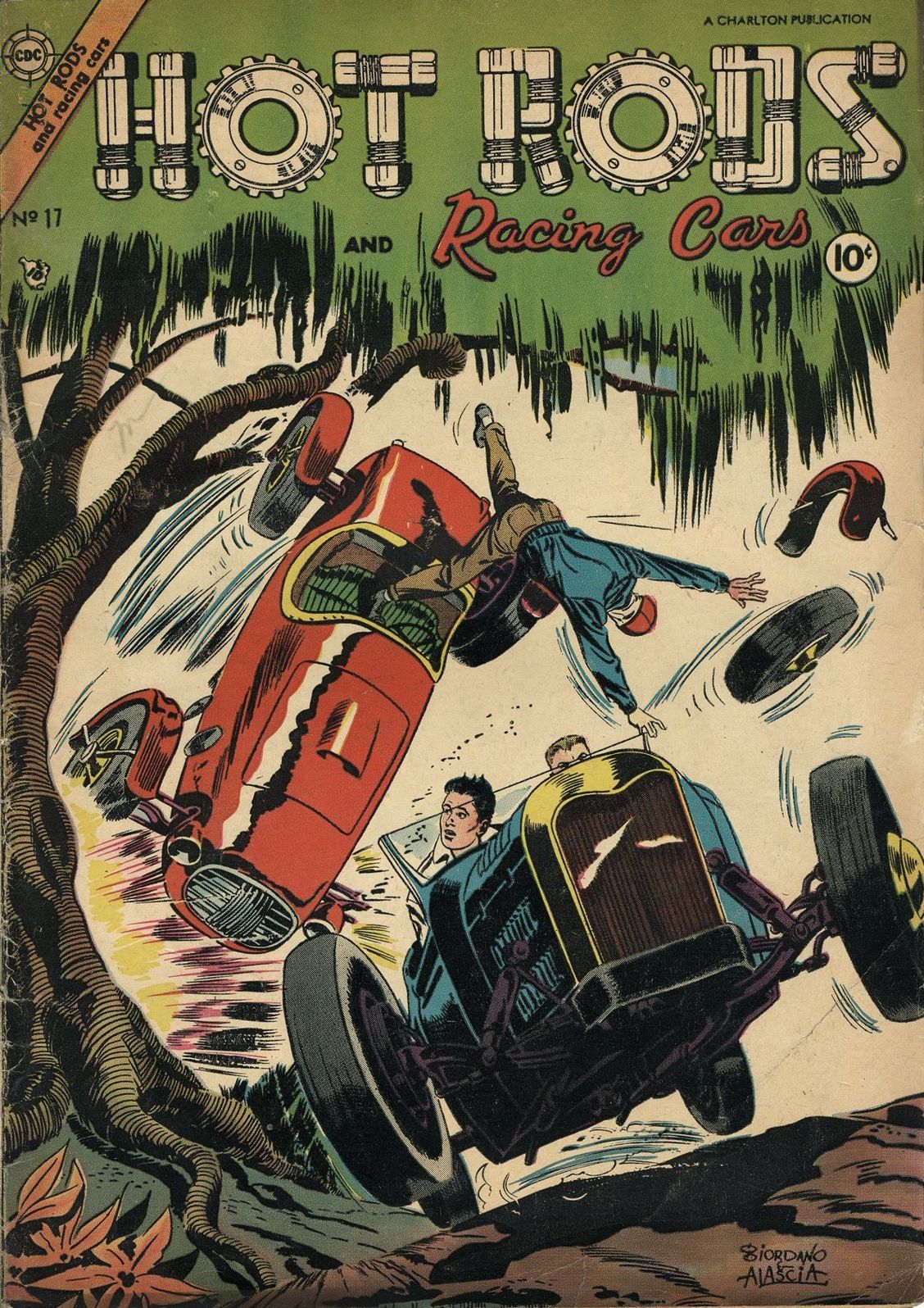 Hot Rods and Racing Cars Number 17 Car Comic Book