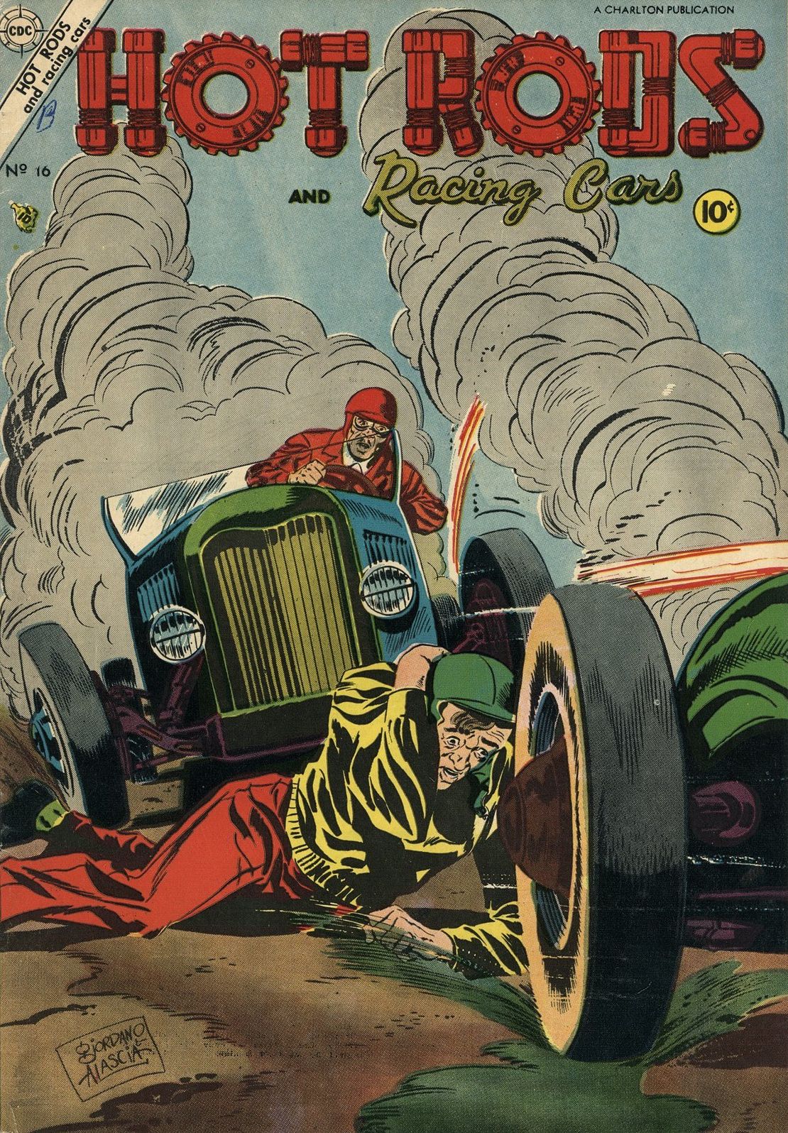 Hot Rods and Racing Cars Number 16 Car Comic Book