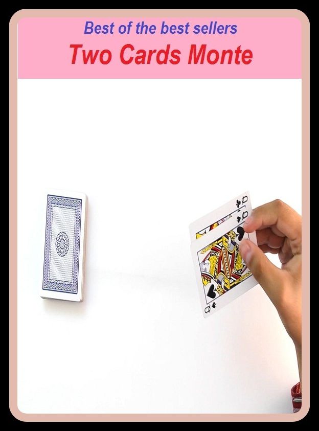 Best of the Best Sellers Two Cards Monte ( cardboard, pasteboard, board, Bristol board, credit card, debit card, bank card, charge card, gold card, platinum card, phone card, plastic )