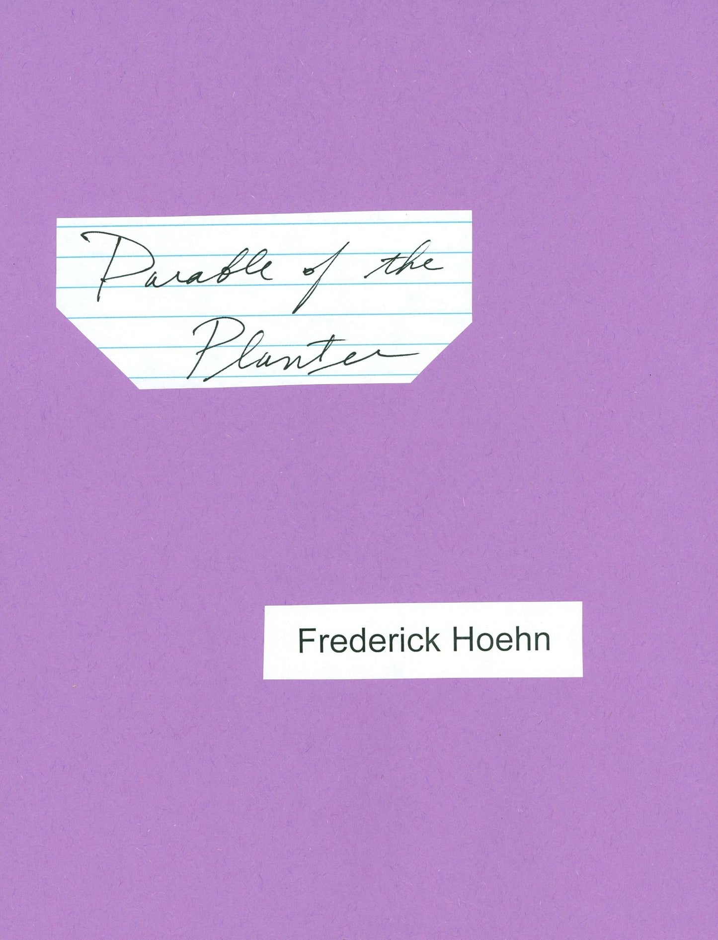 Parable of the Planter