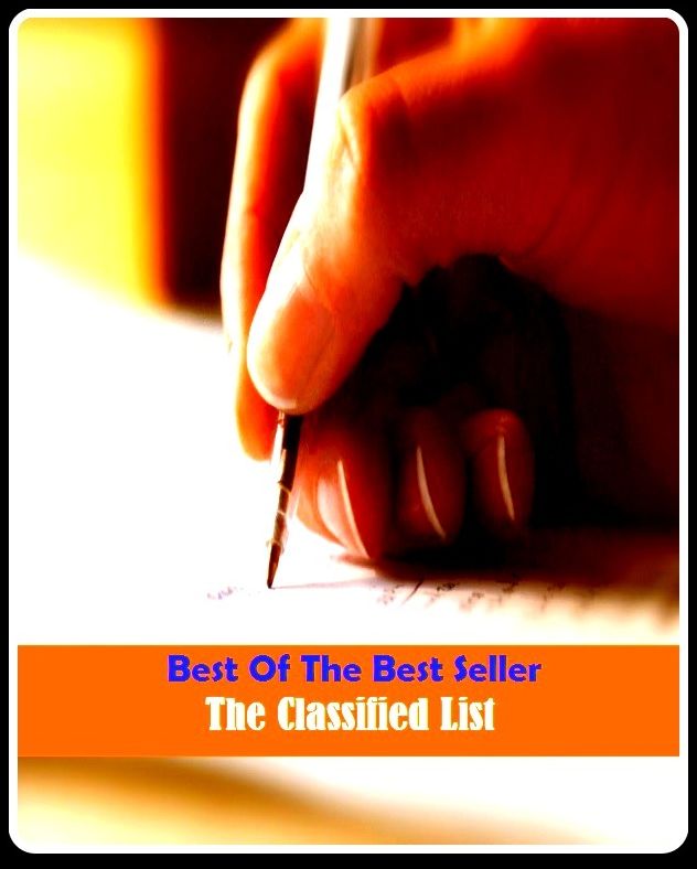 Best of the Best Sellers	The Classified List	( classified, serial, inventory, catalog, invoice, estimate, list, catalogue, needle, list, awl, catalogue, catalog, scheme )