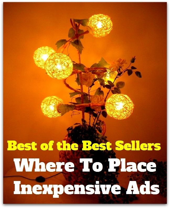 Best of the Best Sellers Where To Place Inexpensive Ads ( advertising, ad, advertisement, notification, publicity, announcement, ad, small ads, classified ads, want ads )