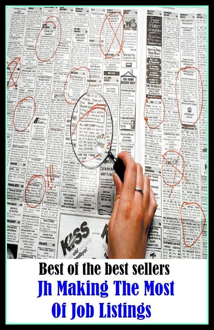 Best of the best sellers Jh Making The Most Of Job Listings ( way, method, means, technique, mode, system, approach, manner, line of attack, routine )