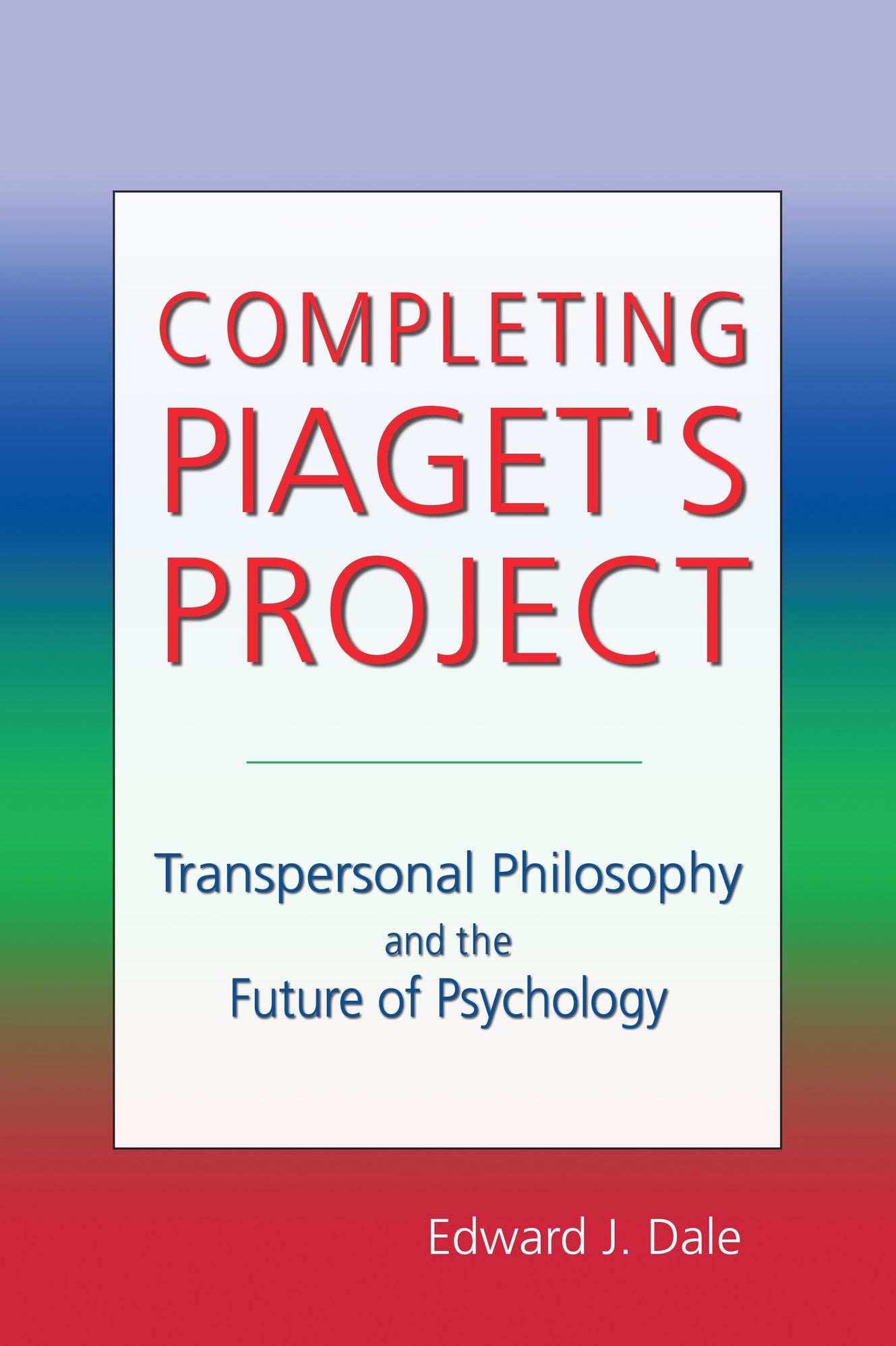 Completing Piaget's Project