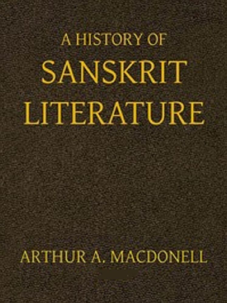 A History of Sanskrit Literature
