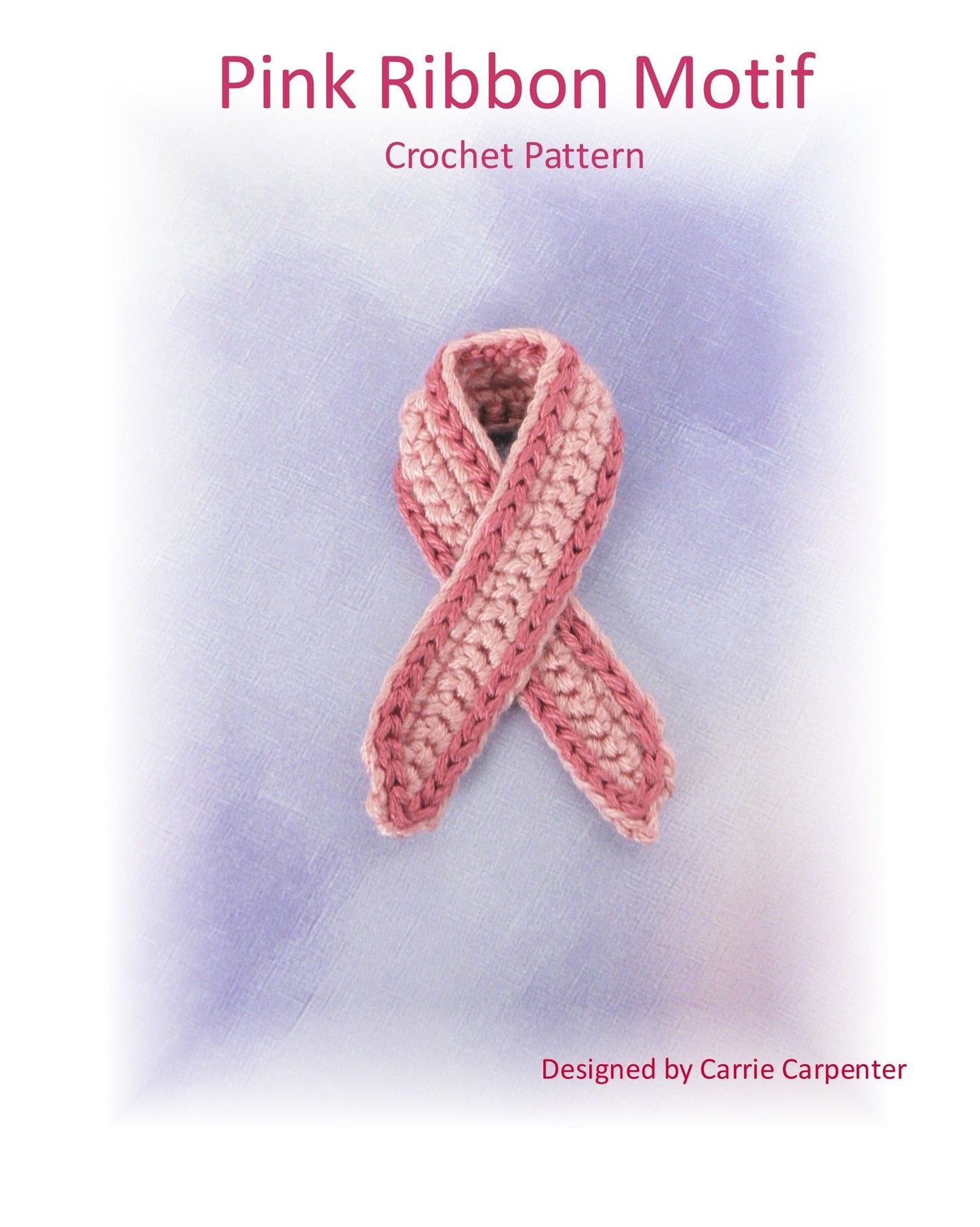 Pink Ribbon Motif Crochet Pattern
