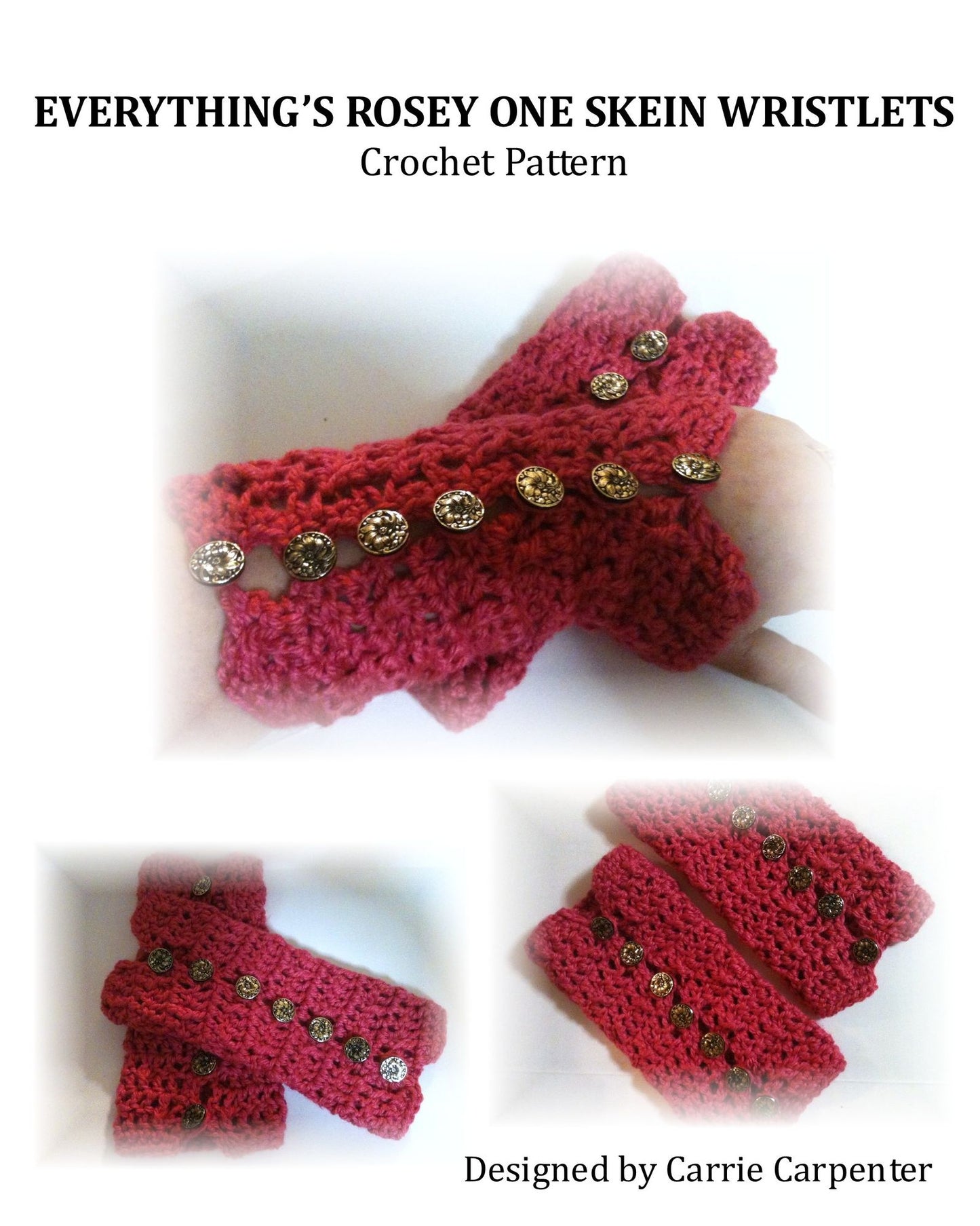 Everything's Rosey One Skein Wristlets