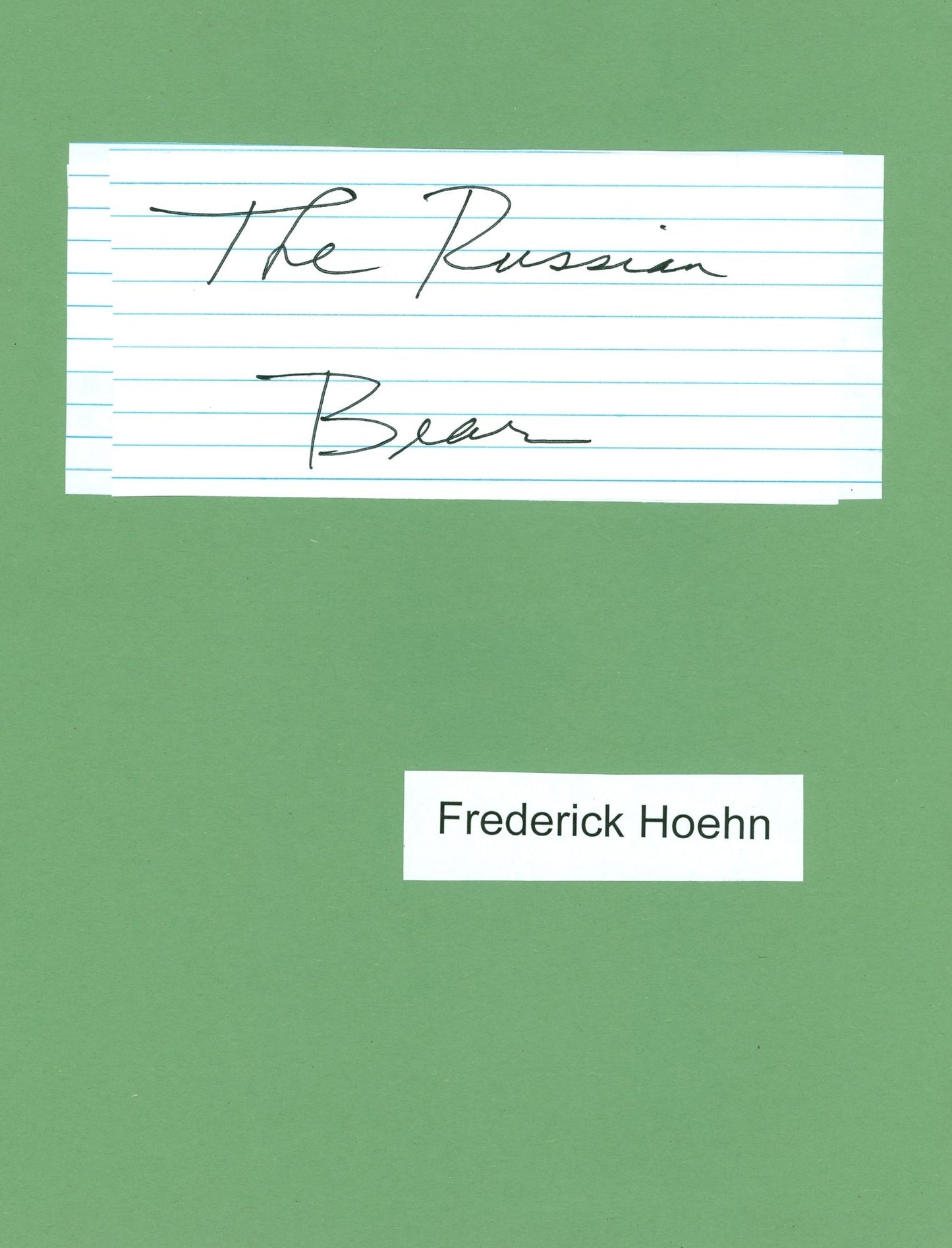 The Russian Bear