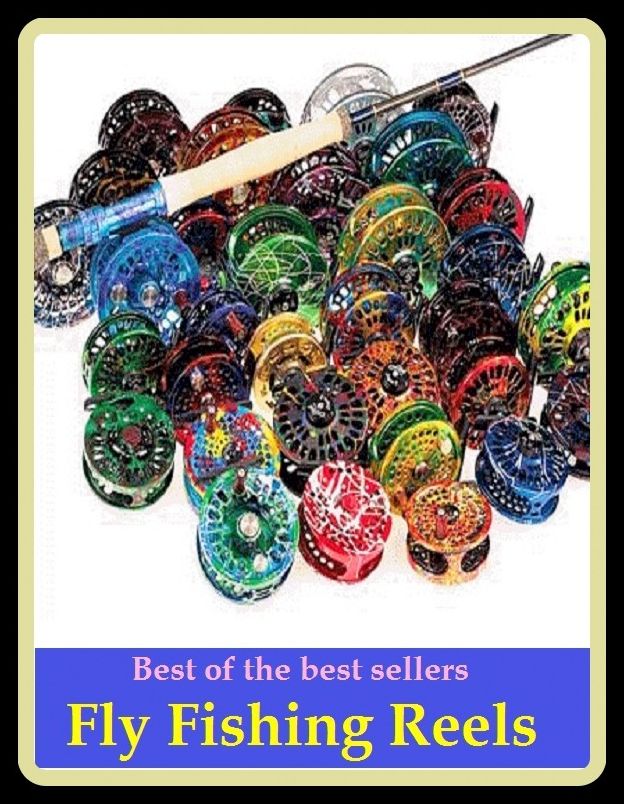 Best of the Best Sellers Fly Fishing Reels (go fishing, angle, cast, trawl, troll, seine, angling, trawling, trolling, seining, ice fishing, catching fish)