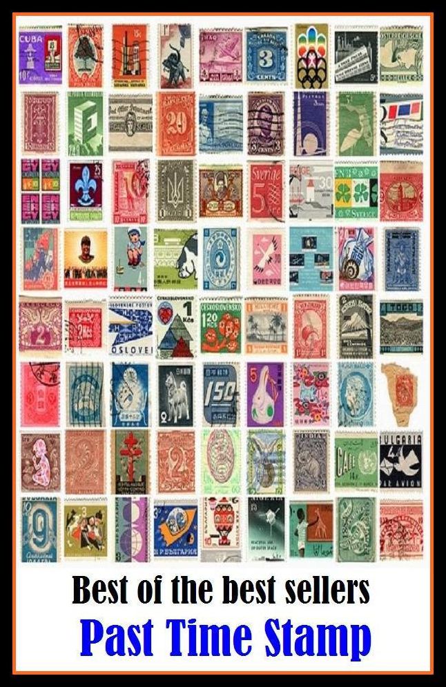 Best of the Best Sellers Past Time Stamp ( ticket, billet, coupon, label, printing, stamping, press, currency, coin, money, valuta, gelt )