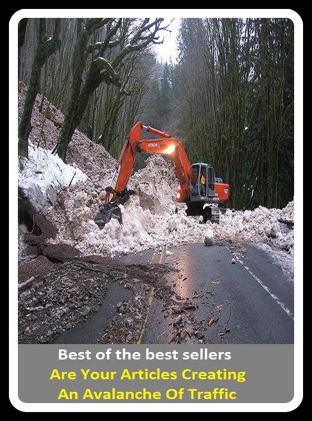 Best of the Best Sellers Are Your Articles Creating An Avalanche Of Traffic ( operation, passage, travelling, traveling, stir, traffic, migration, business, biz, traffic )