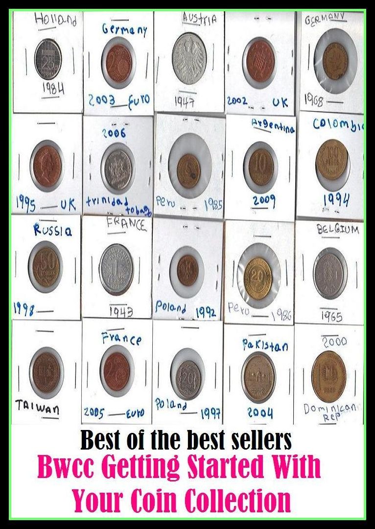 Best of the Best Sellers Bwcc Getting Started With Your Coin Collection(bread, cash, change, chips, coinage, copper, currency, doubloon, dough, gold, jack, mintage)