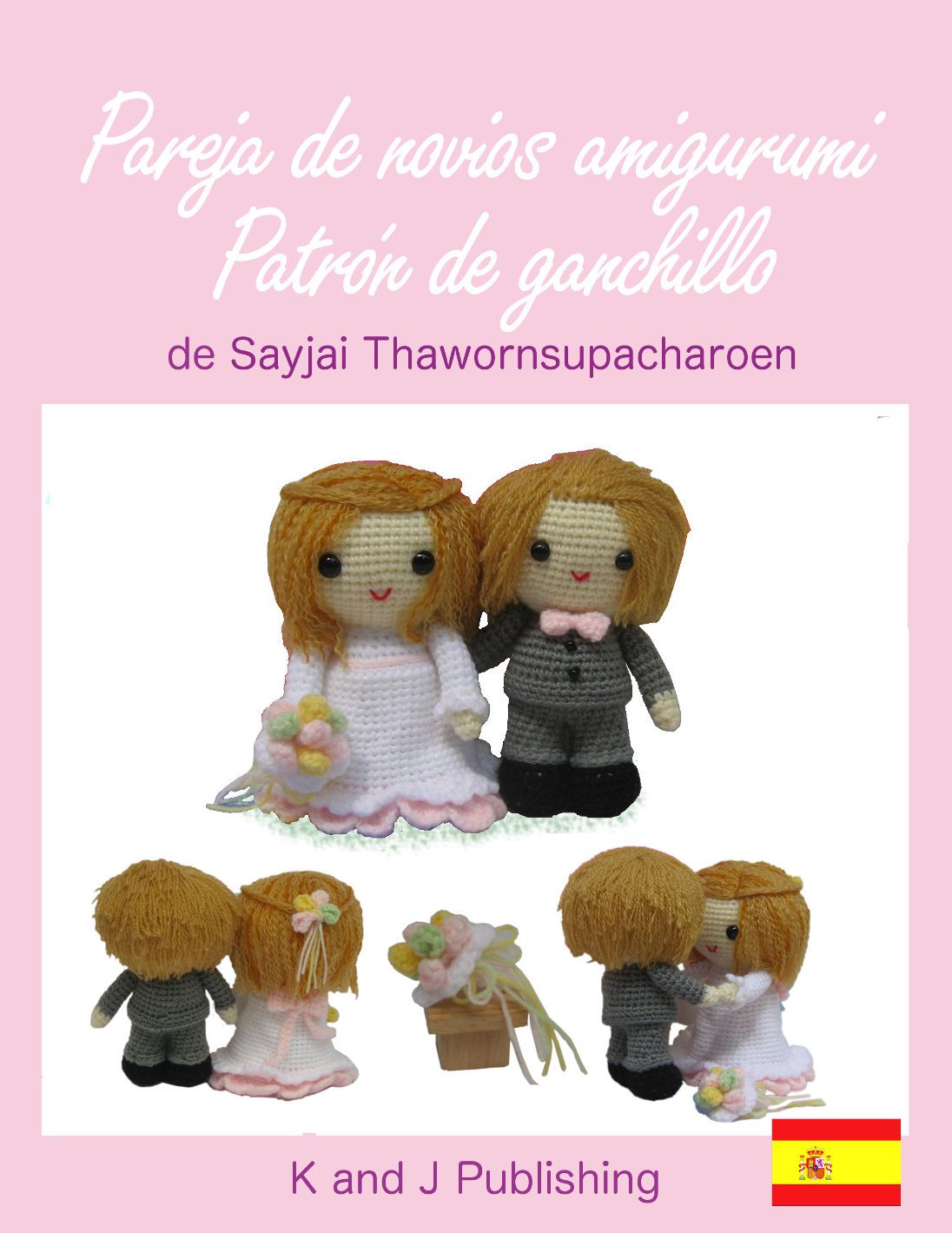 Pareja de novios amigurumi, Patrón de ganchillo