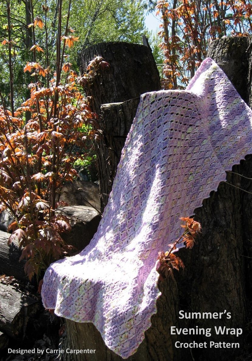 Summer's Evening Wrap Crochet Patter