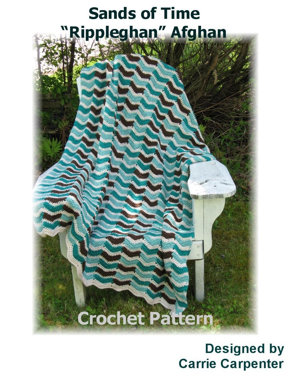 Sands of Time Rippleghan - Crochet Pattern