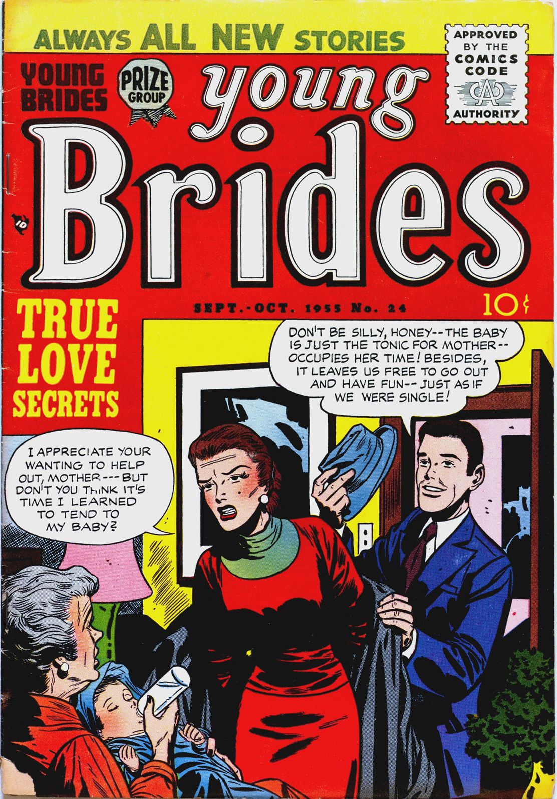 Young Brides Number 24 Love Comic Book