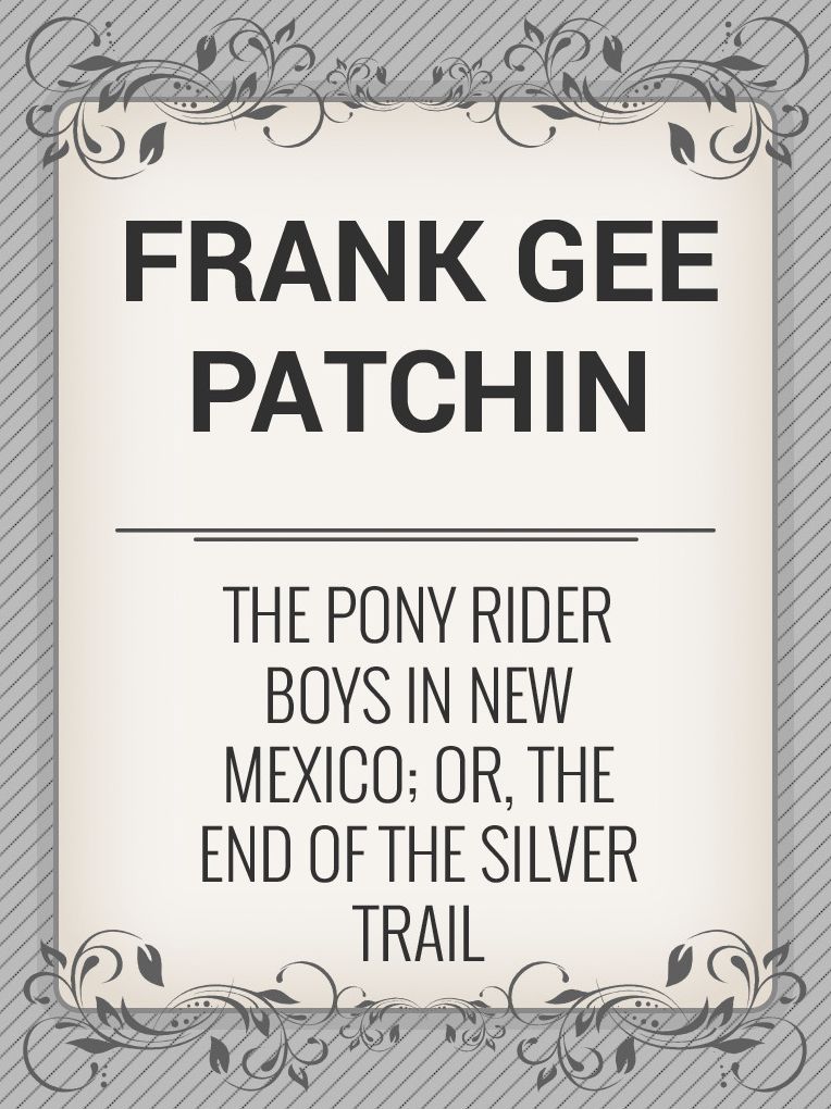 The Pony Rider Boys in New Mexico