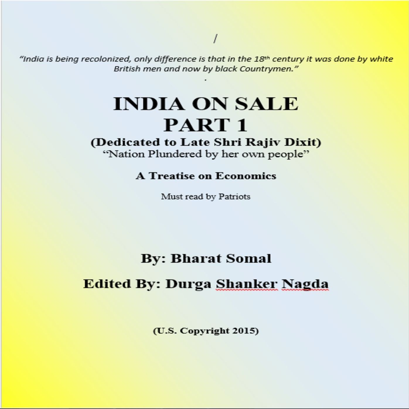 INDIA ON SALE PART 1