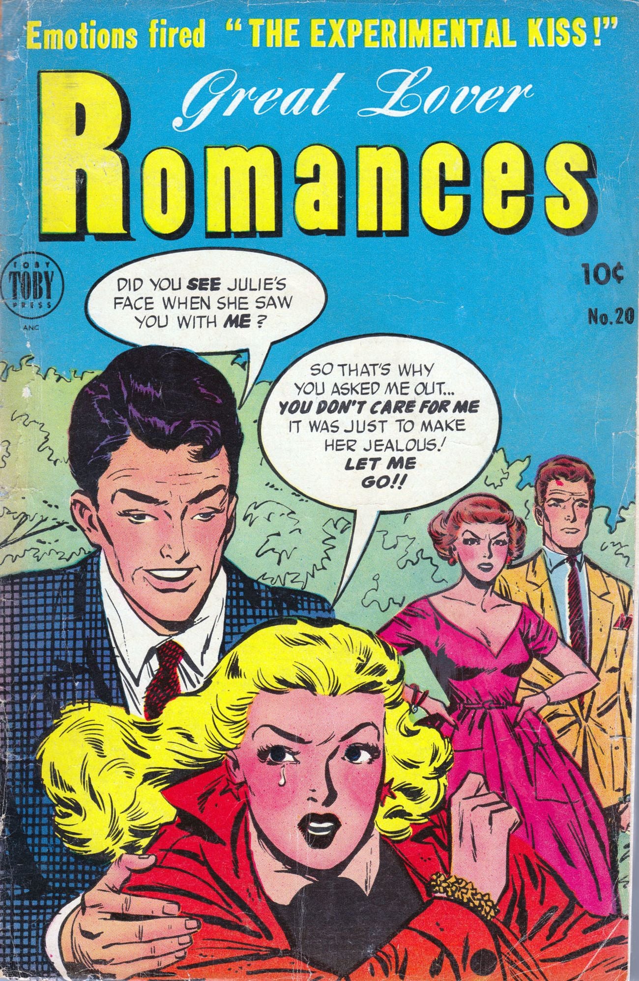 Great Lover Romances Number 20 Love Comic Book
