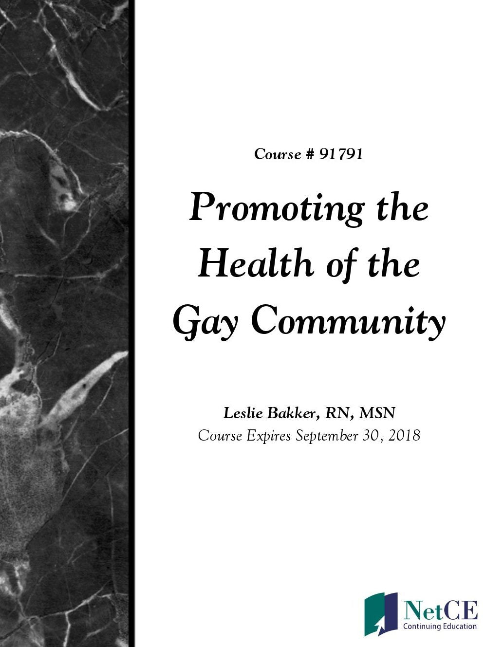 Promoting the Health of the Gay Community