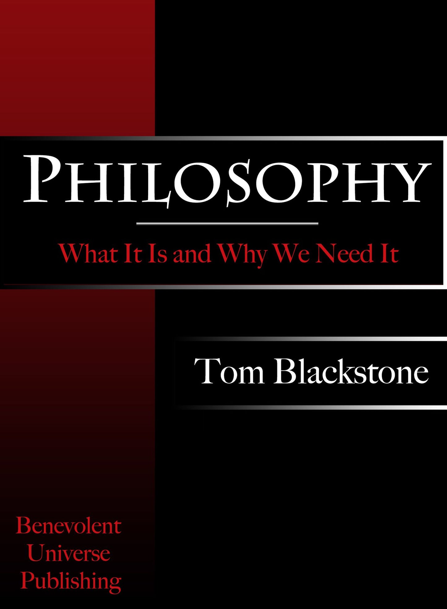 Philosophy: What It Is And Why We Need It.