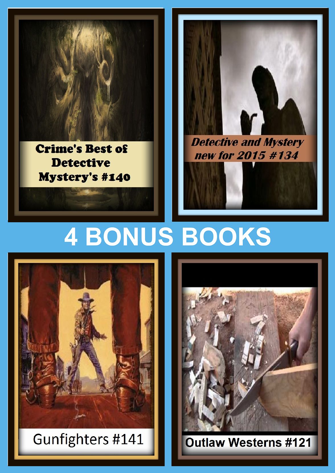 Western: Four bonus books in one Bundle Wildlife Photography #135, Best of Detective Mystery's #238, Crime's Best of Detective Mystery's #140, Detective and Mystery new for 2015 #134