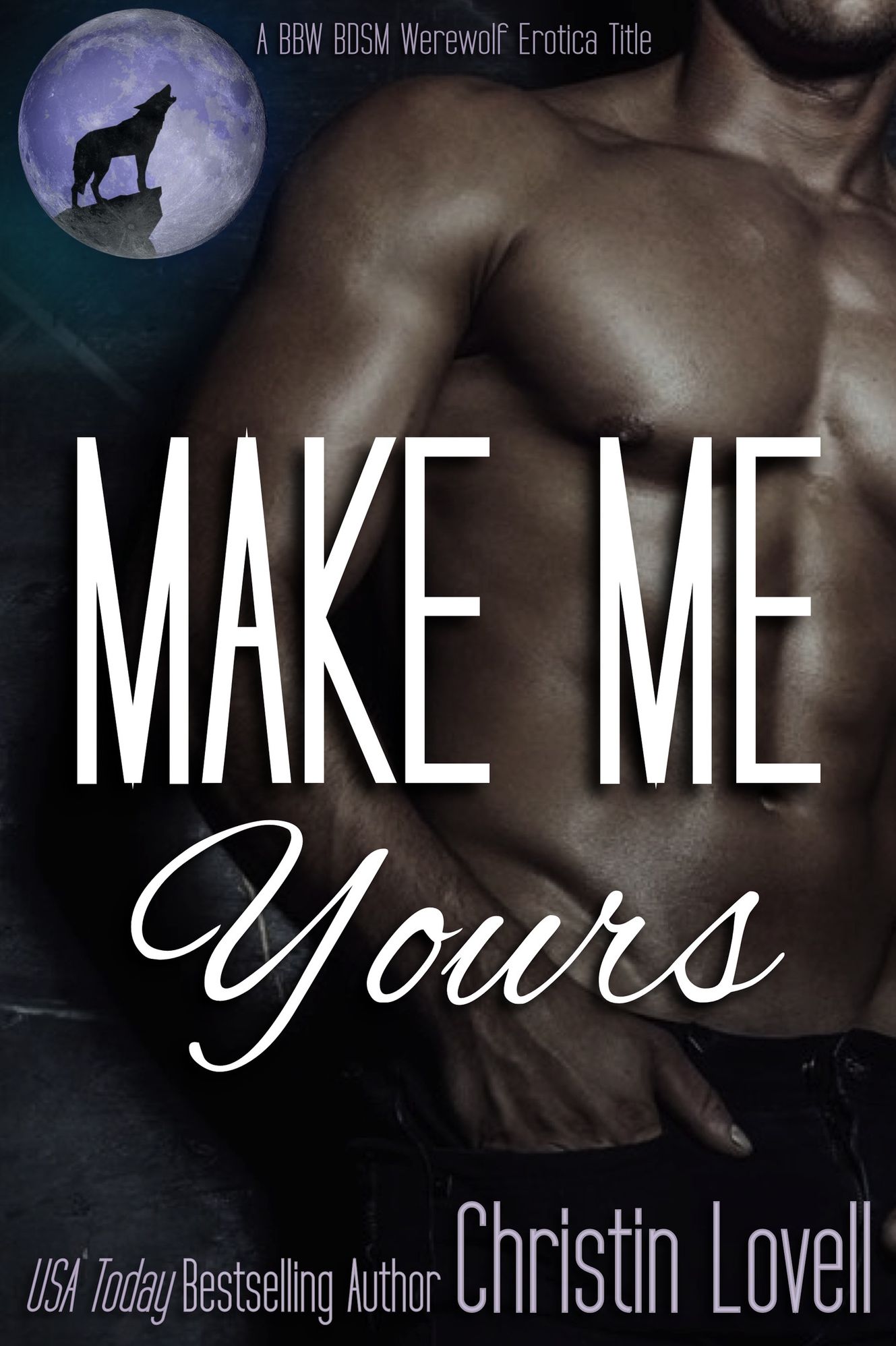 Make Me Yours: A BBW BDSM Werewolf Erotica Title.