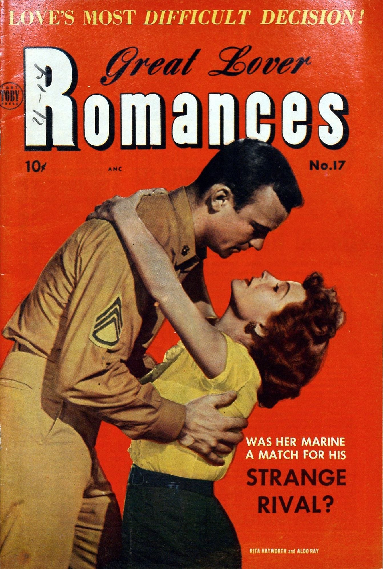 Great Lover Romances Number 17 Love Comic Book