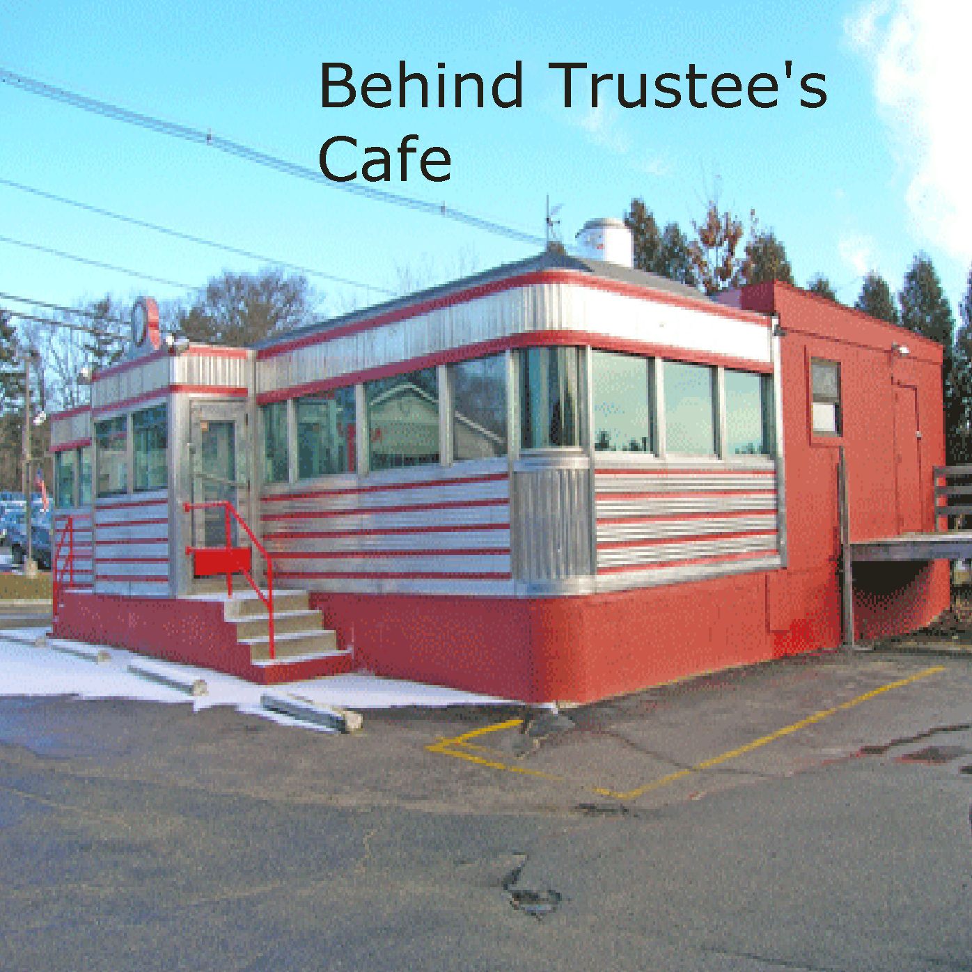 Behind Trustee's Cafe (and the Sweaty Nickel)