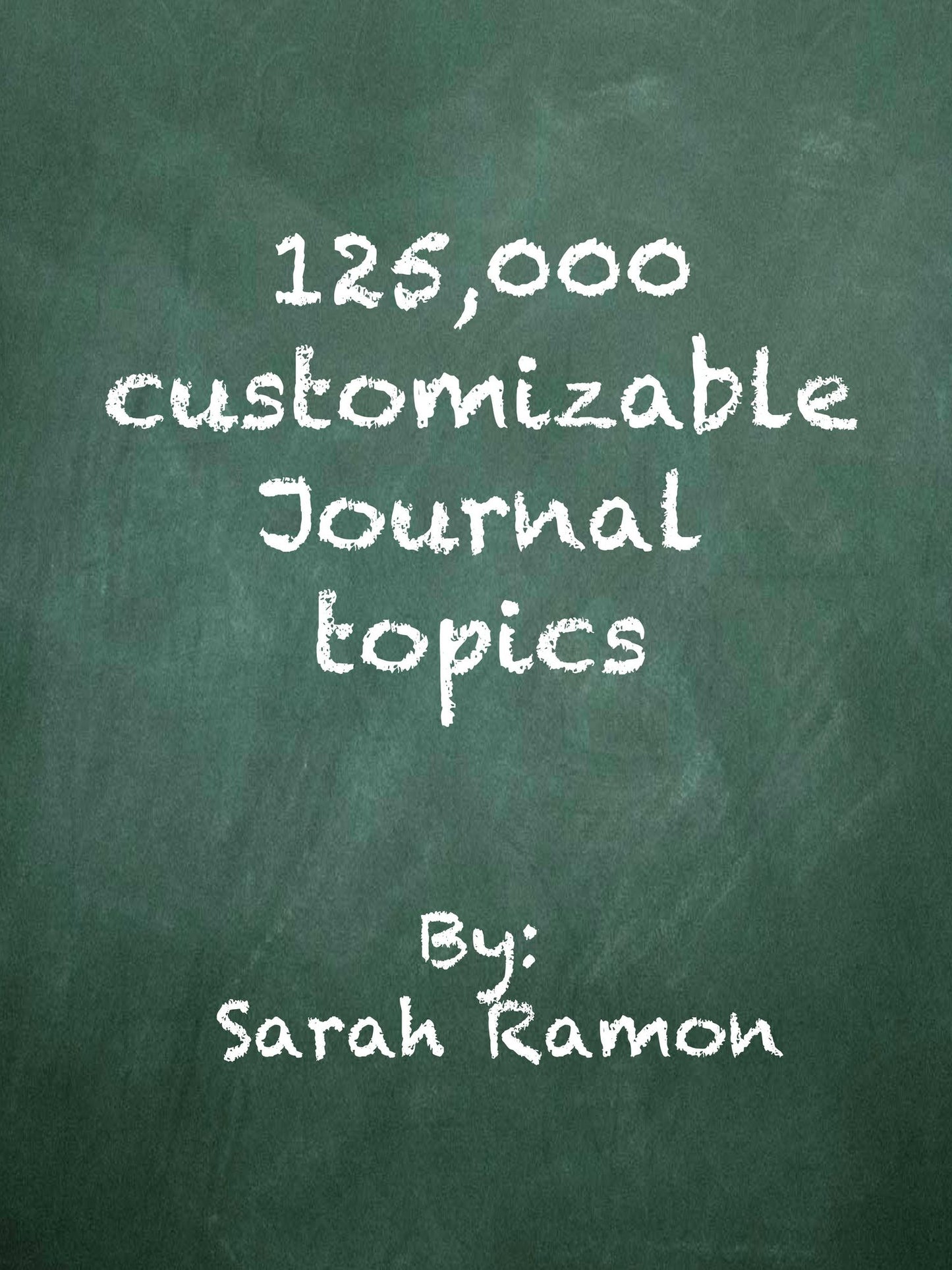 125,000 Customizable Journal Topics