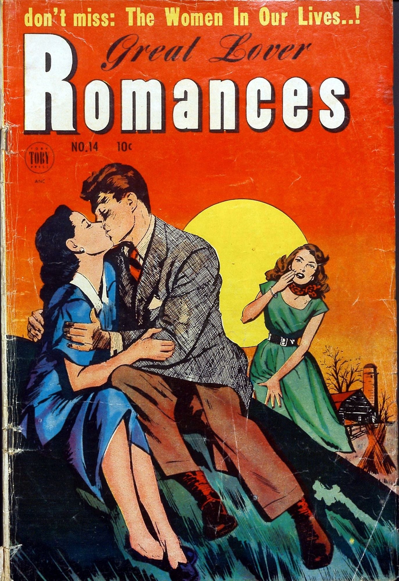 Great Lover Romances Number 14 Love Comic Book