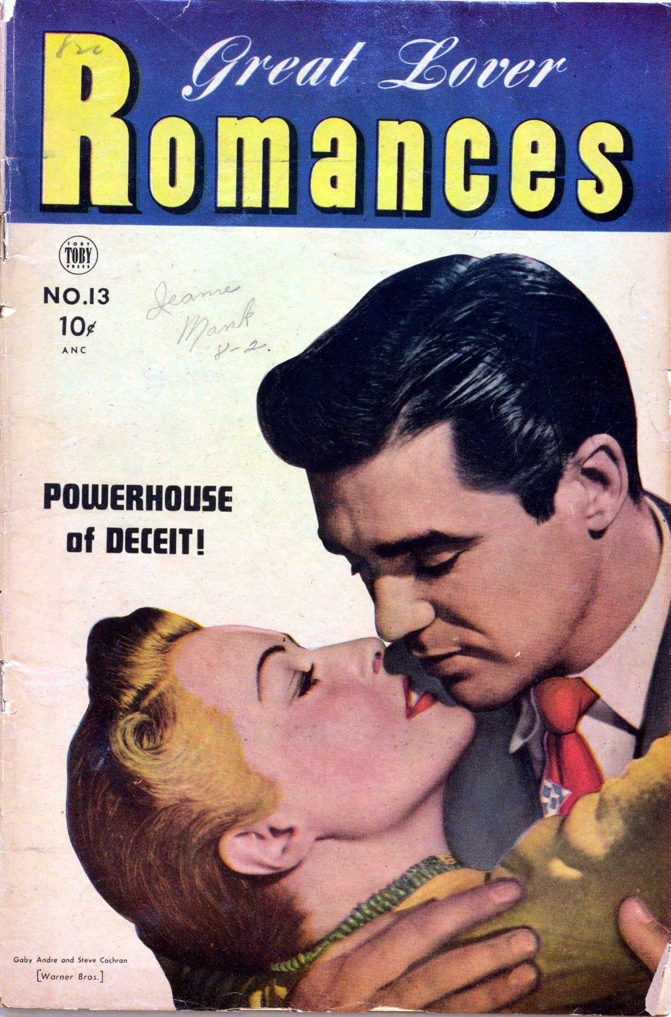 Great Lover Romances Number 13 Love Comic Book