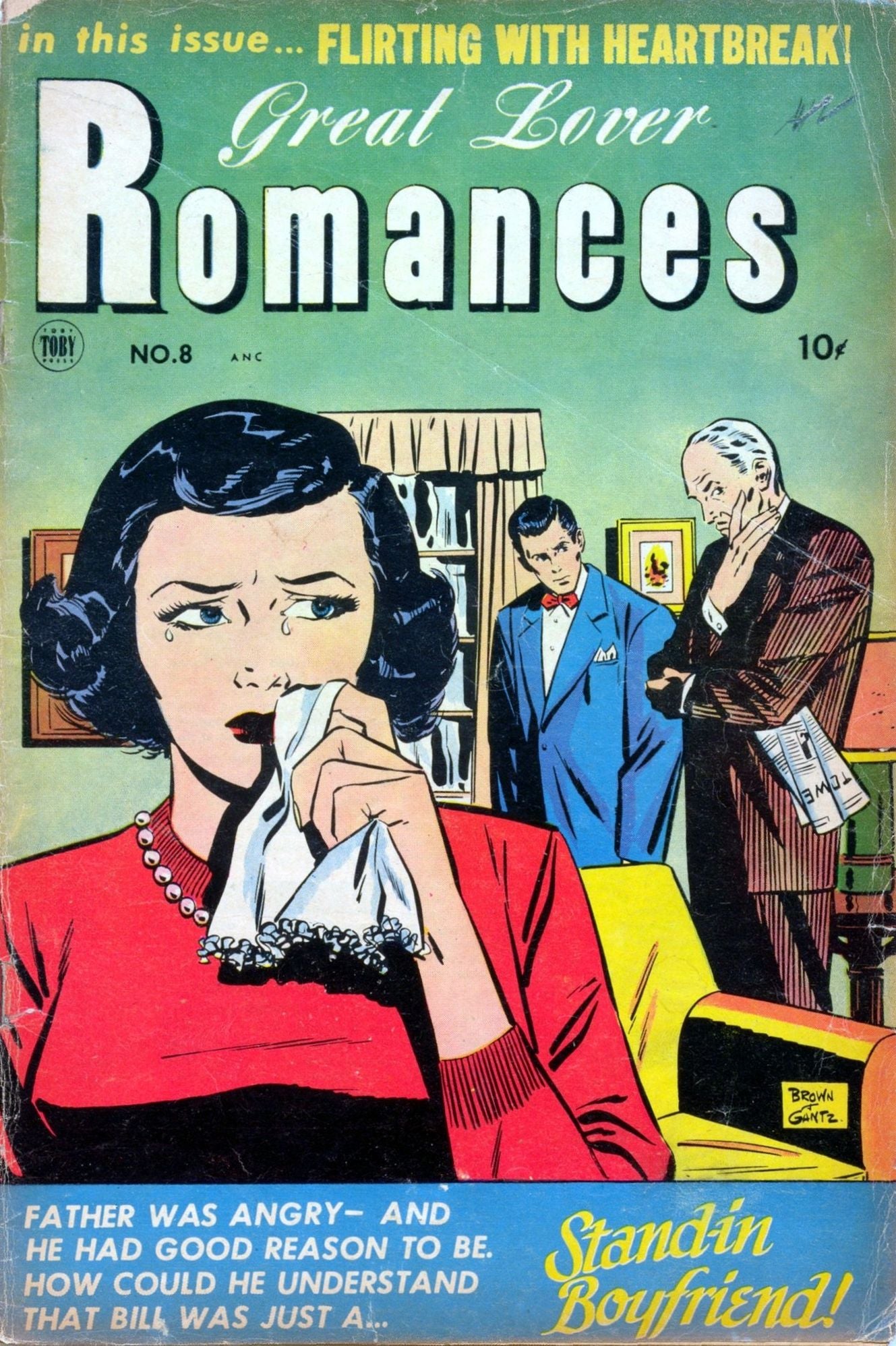 Great Lover Romances Number 8 Love Comic Book