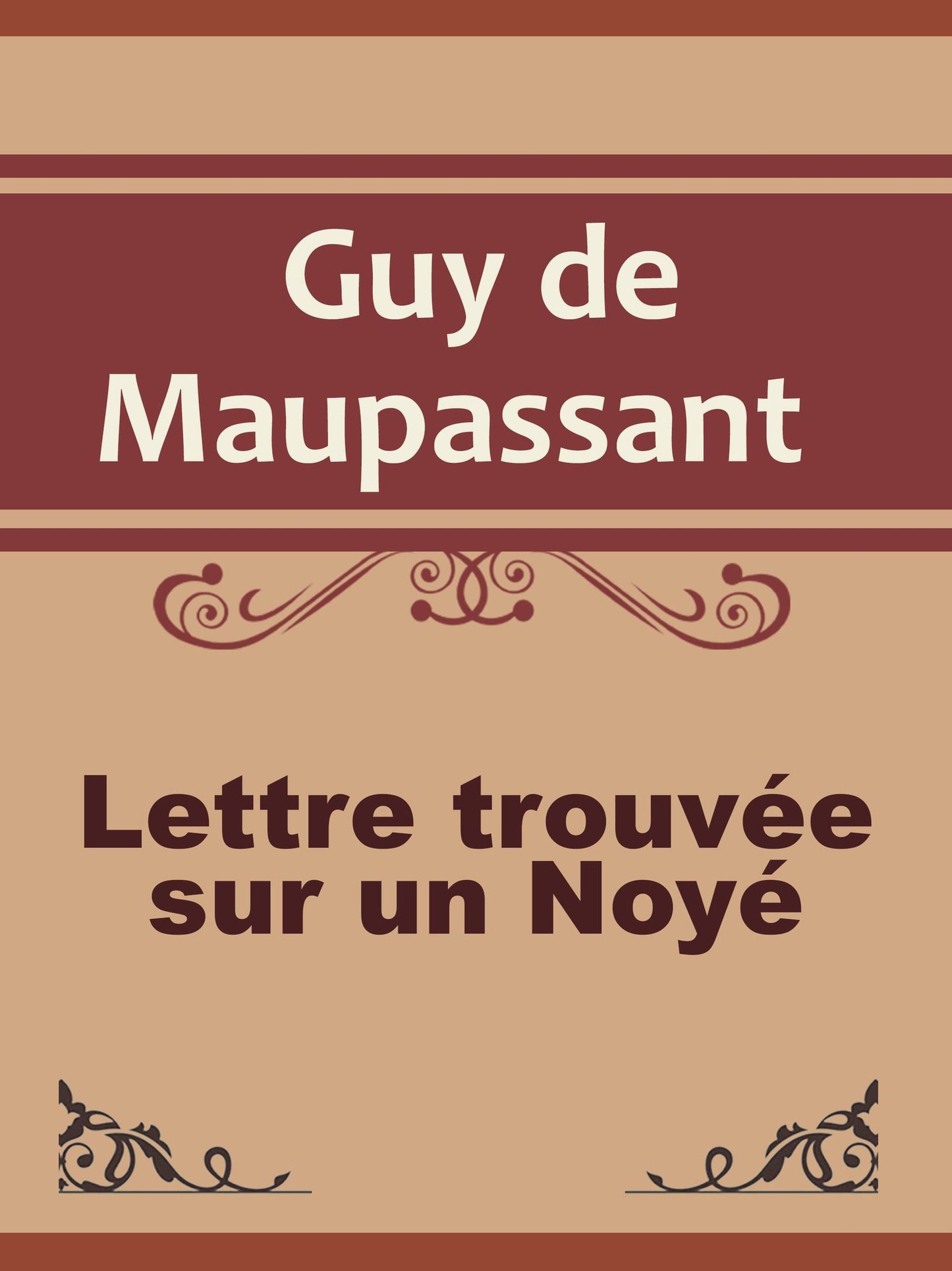 Lettre trouvee sur un Noye