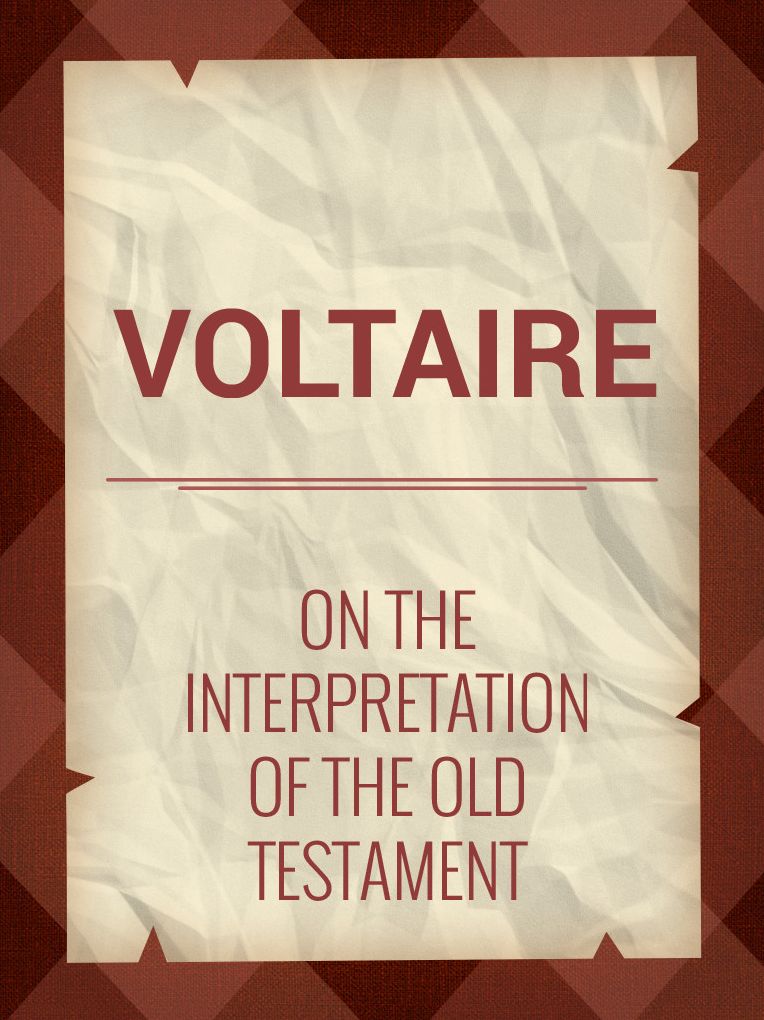 On the Interpretation of the Old Testament