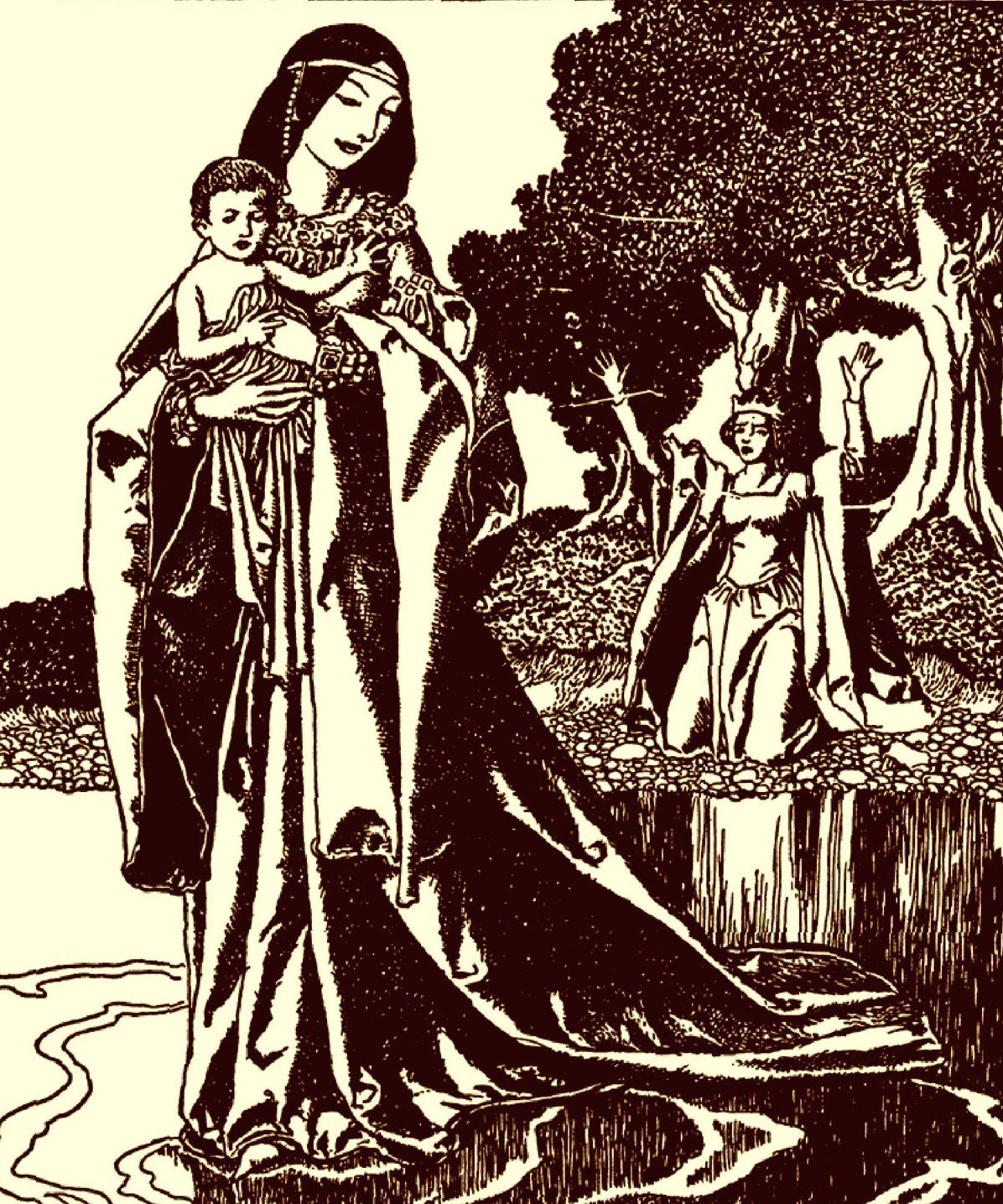 The Story of the Champions of the Round Table Illustrated Edition- Howard Pyle