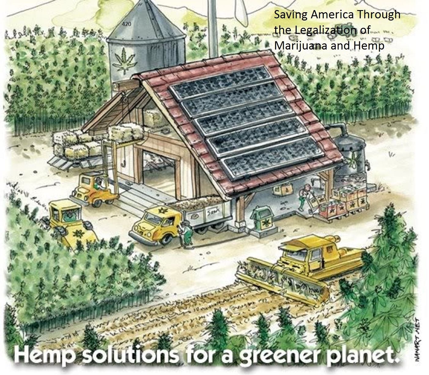 Saving America Through the Legalization and Cultivation of Marijuana and Hemp