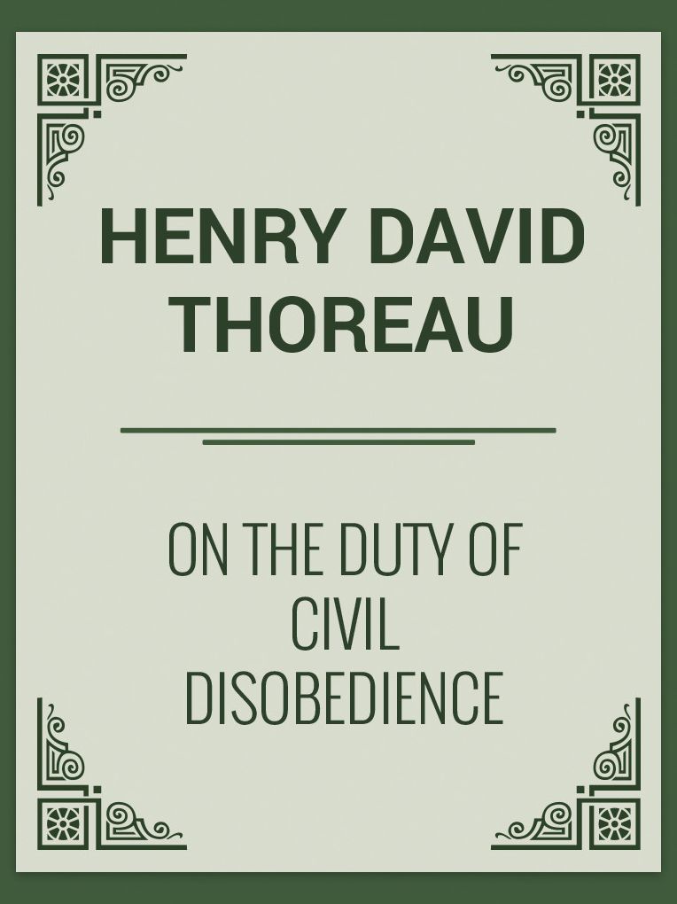 On the Duty of Civil Disobedience