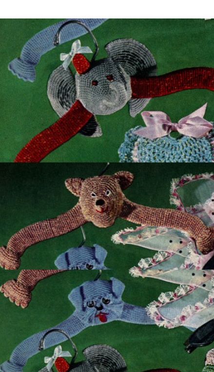Cute Crochet Patterns for Kiddie Hanger Covers